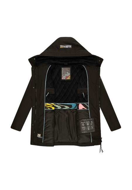Navahoo Women's Winter Parka Eishauch, Black
