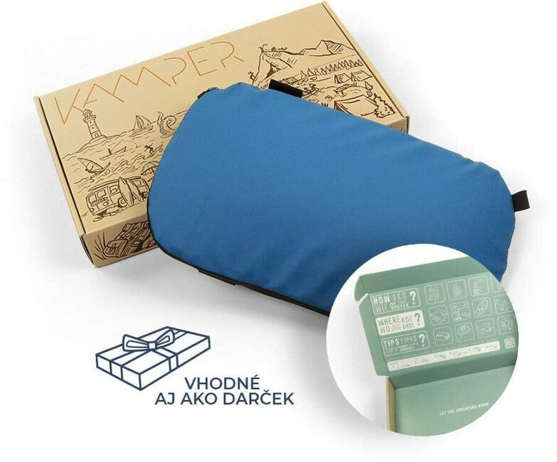 Mosh Kamper Outdoor Seat Pad, Blue/Black