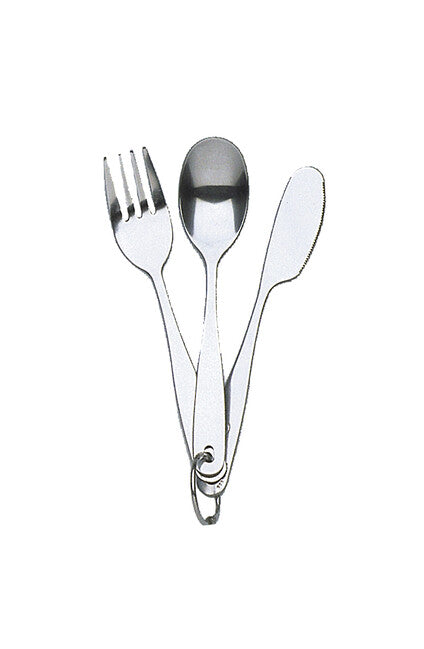 Coghlans CL Compact Utensil Set Stainless Steel with Ring