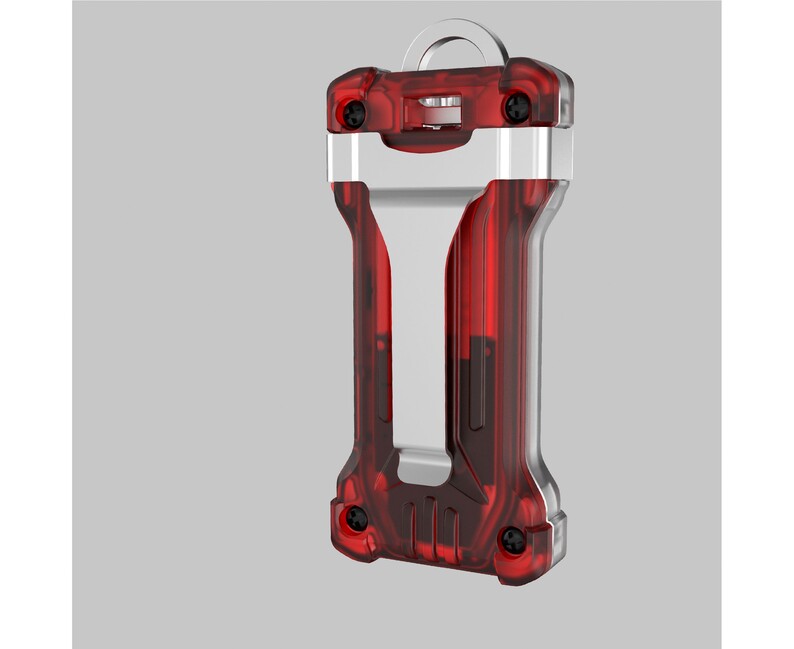 Armytek Zippy ES LED Set Flashlight and Keychain, Red