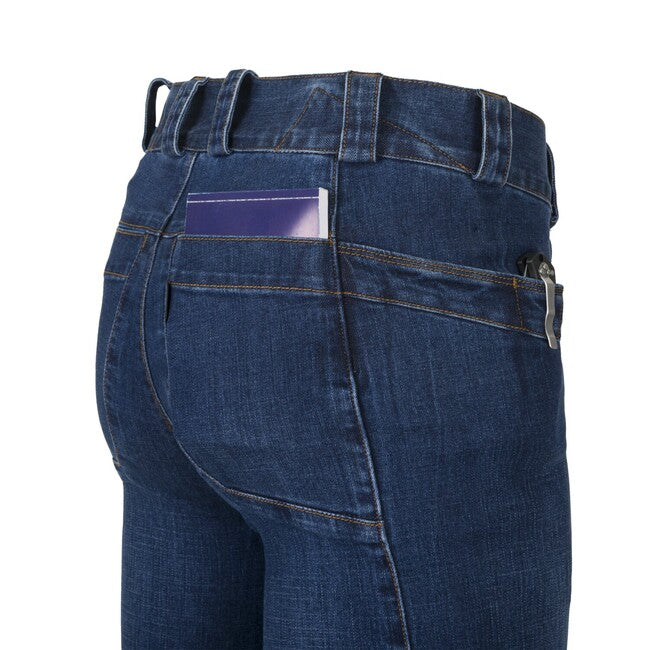 Helikon-Tex COVERT Tactical Pants, Denim Mid, Vintage Worn Blue