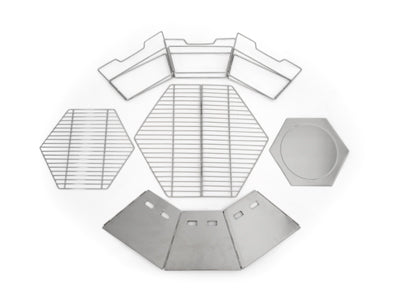 Origin Outdoors Hexagon Grill and Fire Pit