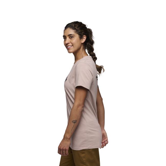 Black Diamond Women's T-shirt Equipment for Alpinists, Pale Mauve