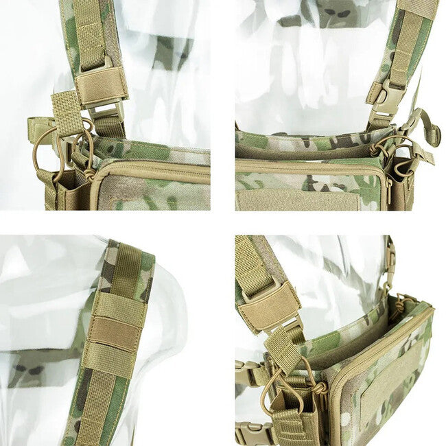 DRAGOWA Tactical Zero Light Tactical Vest, CP Black