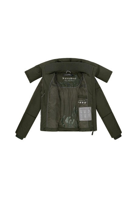 Navahoo Women's Winter Jacket Traumelfe 14, Dark Olive