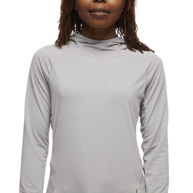 Black Diamond Alpenglow Women's Hoodie, Pewter