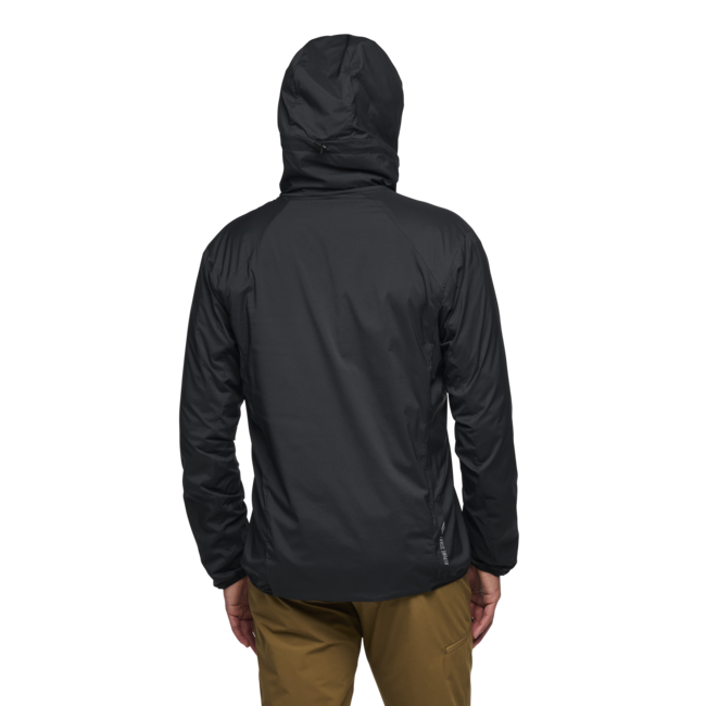 Black Diamond Women's Men's Softshell Jacket Alpine Start Insulated Hoody, Black