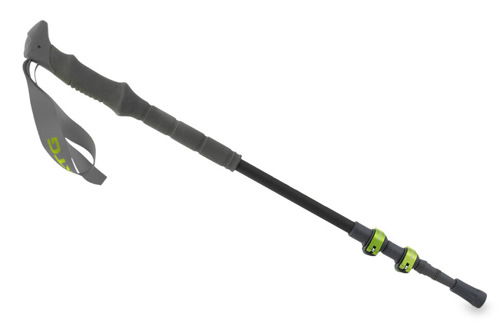 Pinguin Carbon FL Foam Trekking Poles, Carbon/Blue
