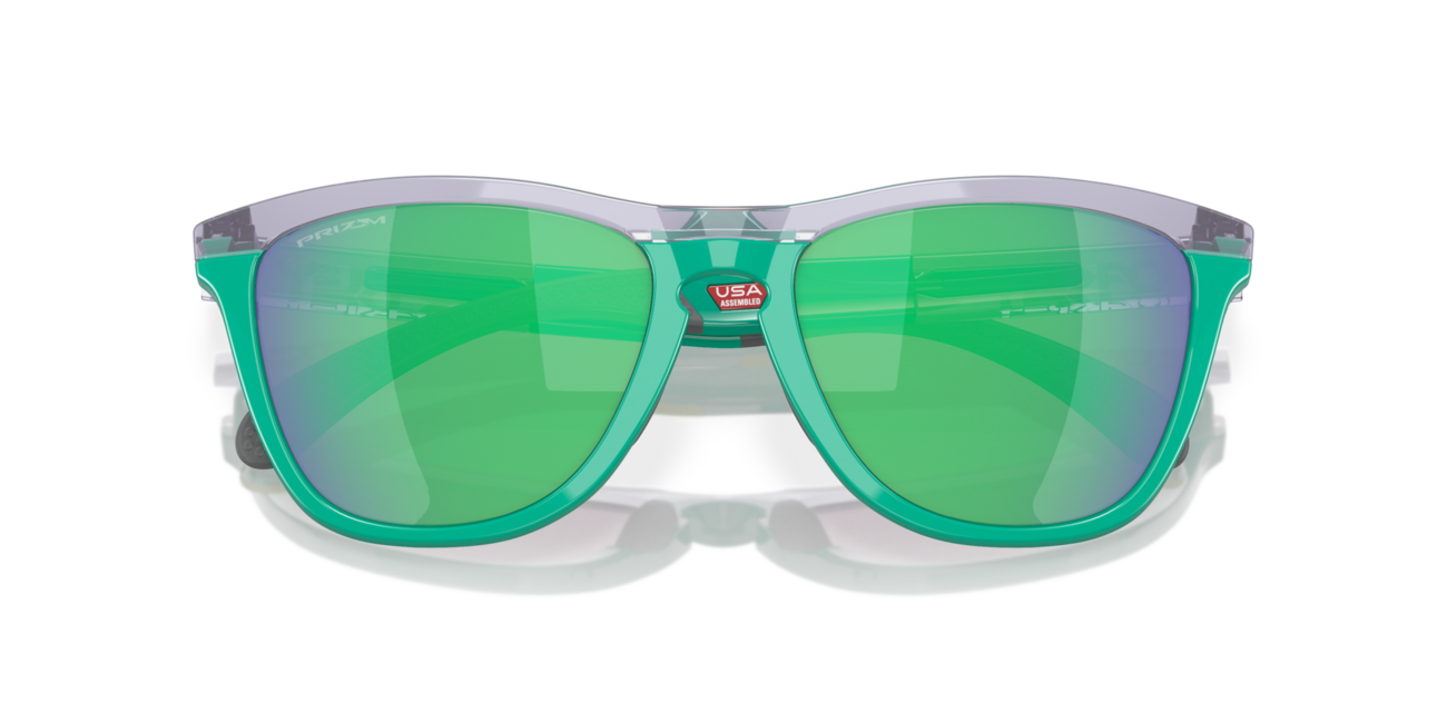 Oakley FROGSKINS RANGE Sunglasses, Trans Lilac/Celeste Frame, Prizm Jade Lenses, 55