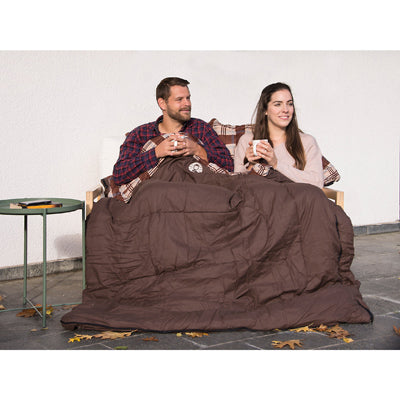 Coleman Hampton Sleeping Bag, Brown