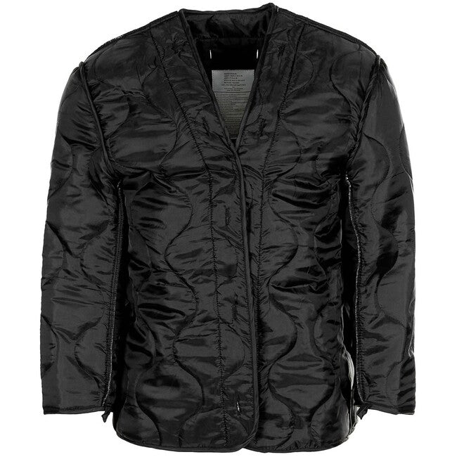 MFH M65 American Field Jacket with Detachable Quilted Lining, Black