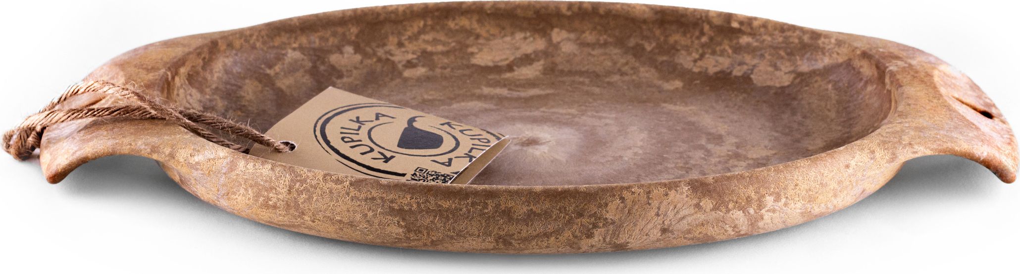 KUPILKA Plate 44 Shallow Plate 0.44L, Brown