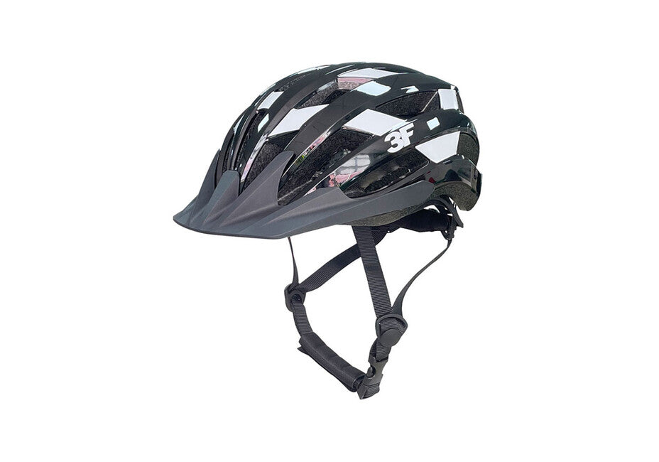 3F Vision Skyline II Cycling Helmet 7131, Black
