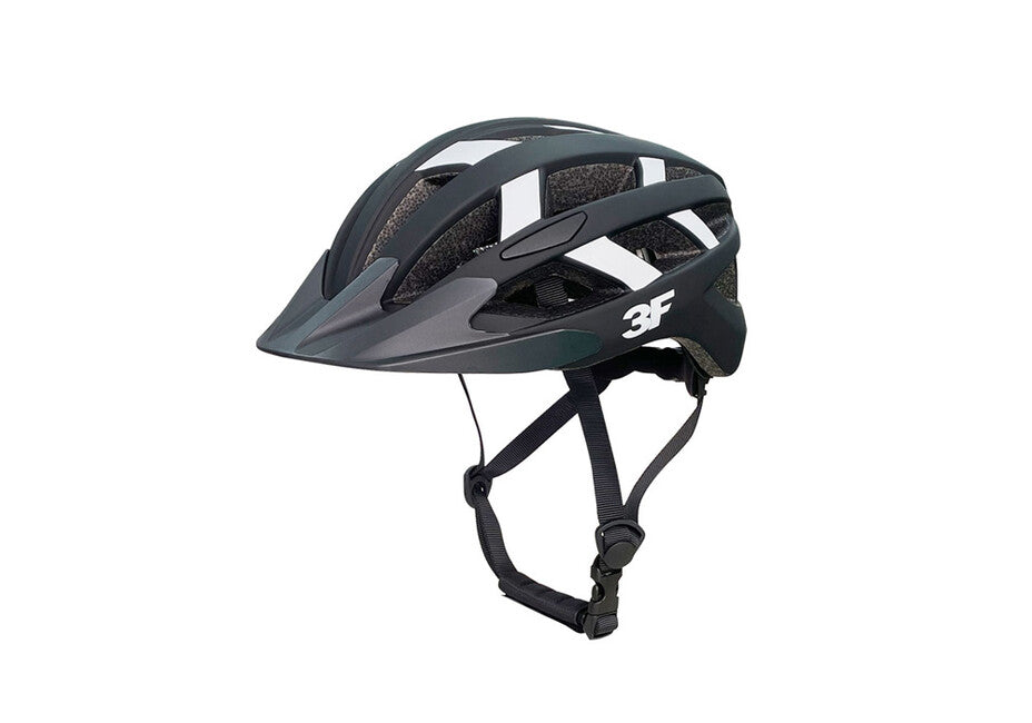 3F Vision Spirit II Cycling Helmet 7125, Black