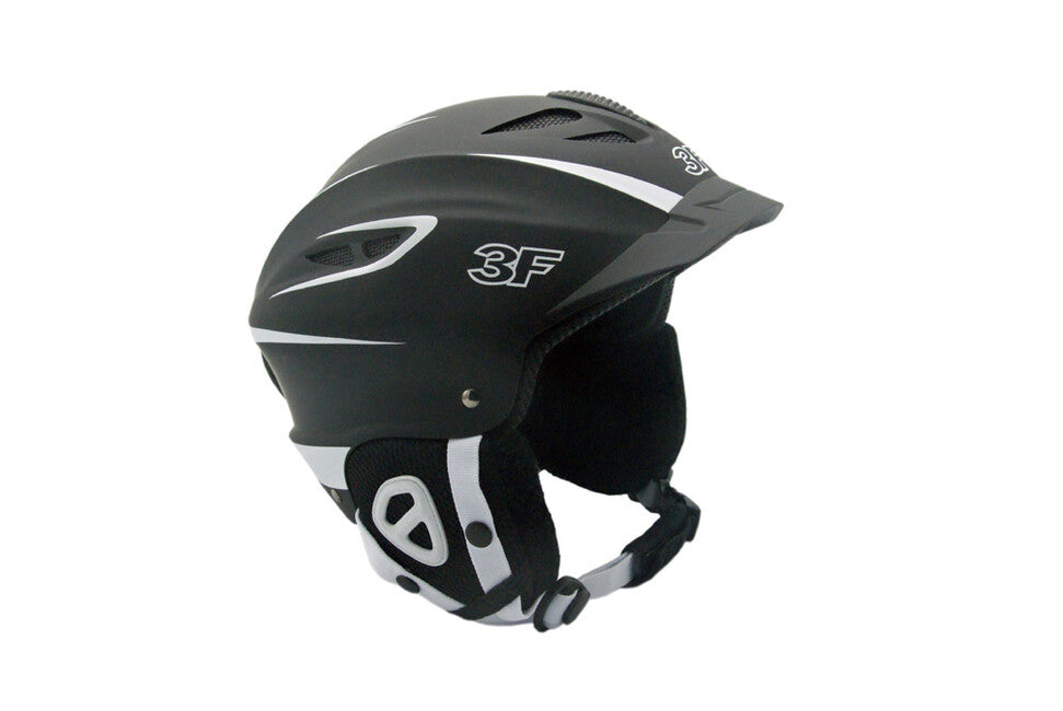3F Vision Bound 7105 Ski Helmet, Black