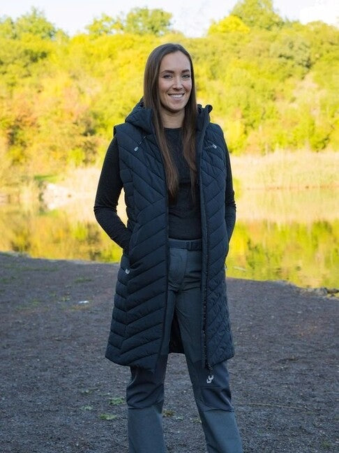 HUSKY Napi Women's Hardshell Vest, Black