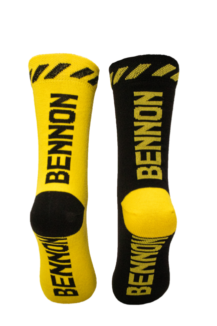 BENNON Bennonky Socks, Yellow/Black