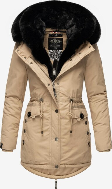 Navahoo Women's Winter Parka Sweety Deluxe, Taupe