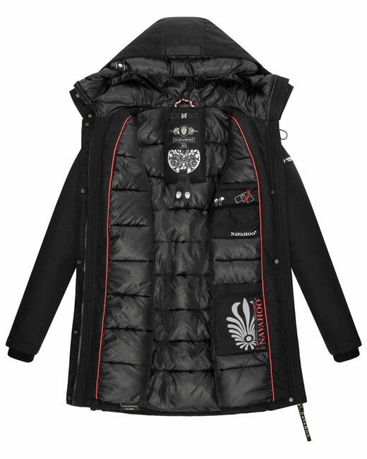 Navahoo Women's Winter Jacket Blizzardstorm, Black