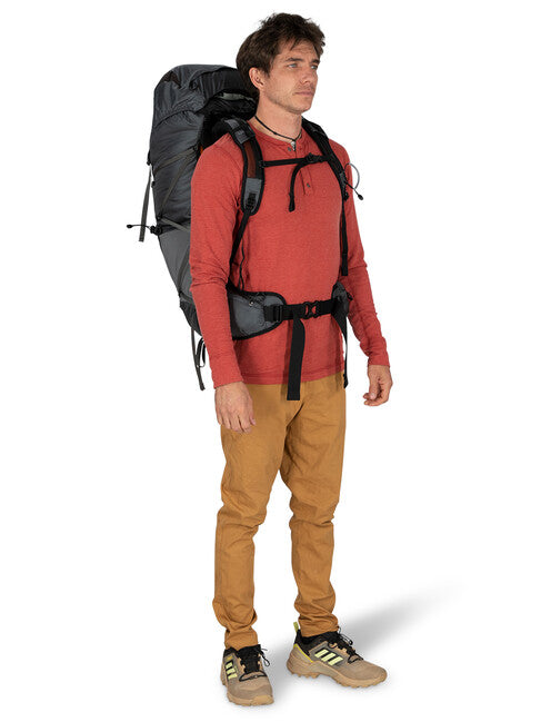 Osprey Exos 48 Hiking Backpack, Tungsten Grey