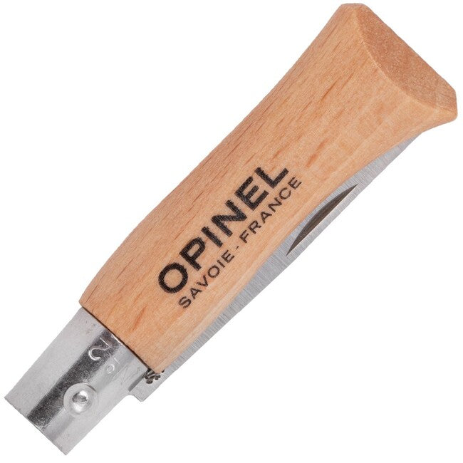 Opinel Folding Knife N°02 Inox Beech, Brown