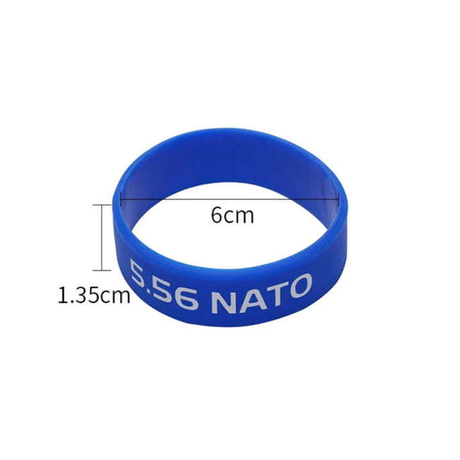 Leguon Gumená páska na označenie zásobníka Volt 5.56 mm, čierno-červená