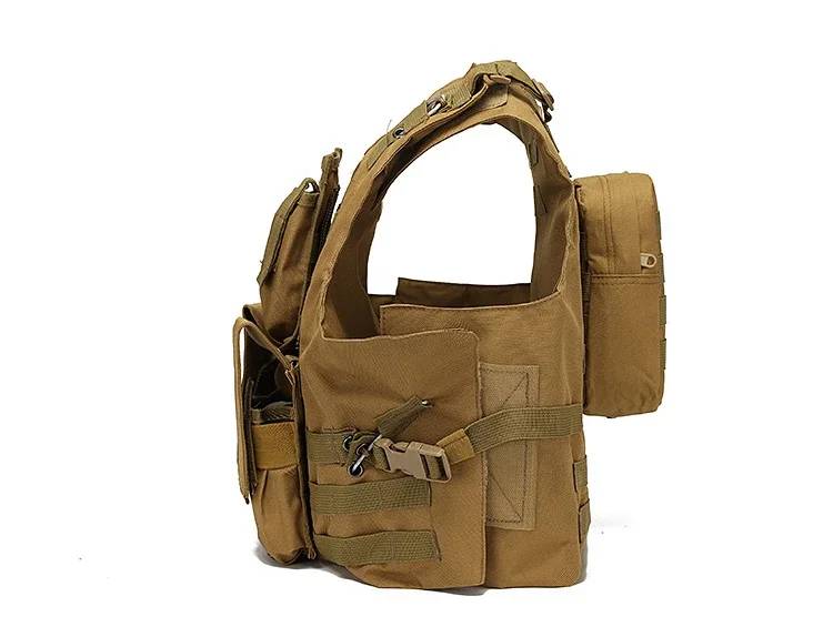 DRAGOWA Heavy Duty Military Vest, Olive