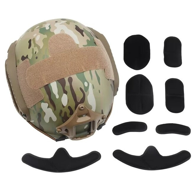 DRAGOWA Tactical Taktická helma Fast MH s okuliarmi Charger, FG (bez certifikácie)