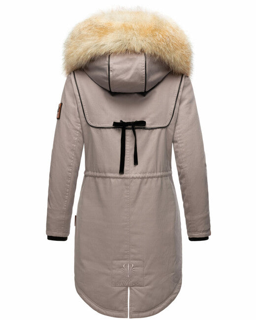 Navahoo Women's Winter Jacket Bombii with Fur