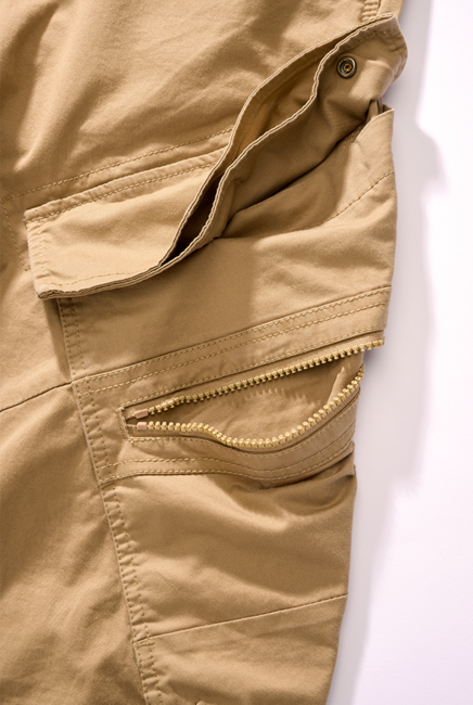 Brandit Adven Slim Fit Trousers, Camel