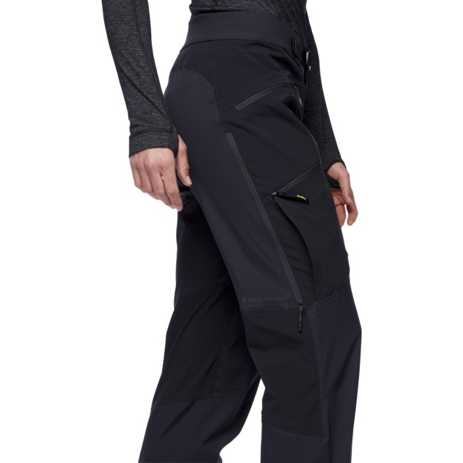 Black Diamond Women's Dawn Patrol Hybrid Pants, Black