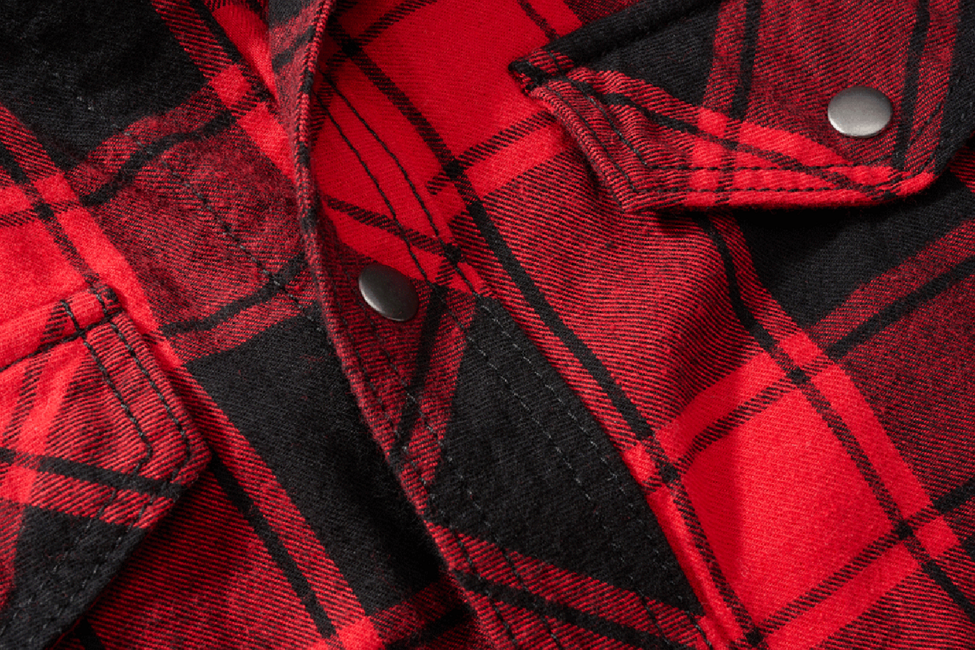 Brandit Check Sleeveless Shirt, Red Black