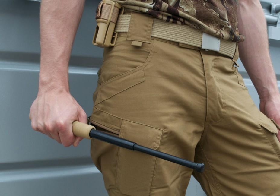 ESP Baton 16" 40cm, Black, Sand Handle