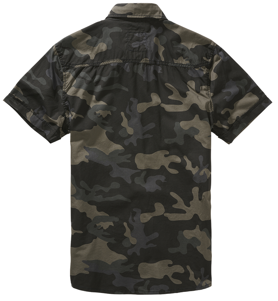 Brandit Roadstar košeľa s krátkymi rukávmi, darkcamo
