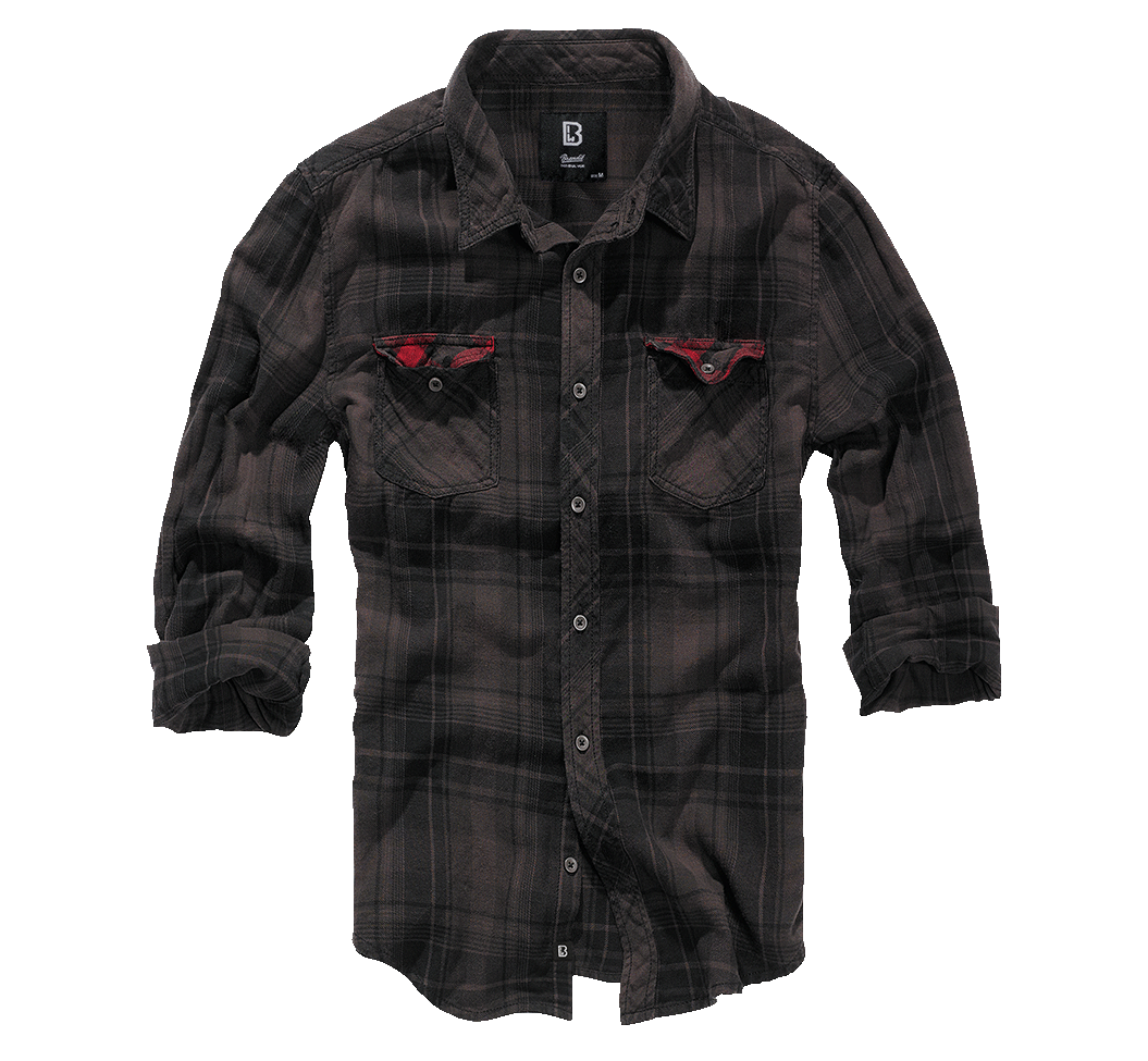 Brandit Duncan košeľa, hnedo čierna