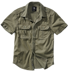 Brandit Vintage men's short-sleeve shirt 1/2, olive