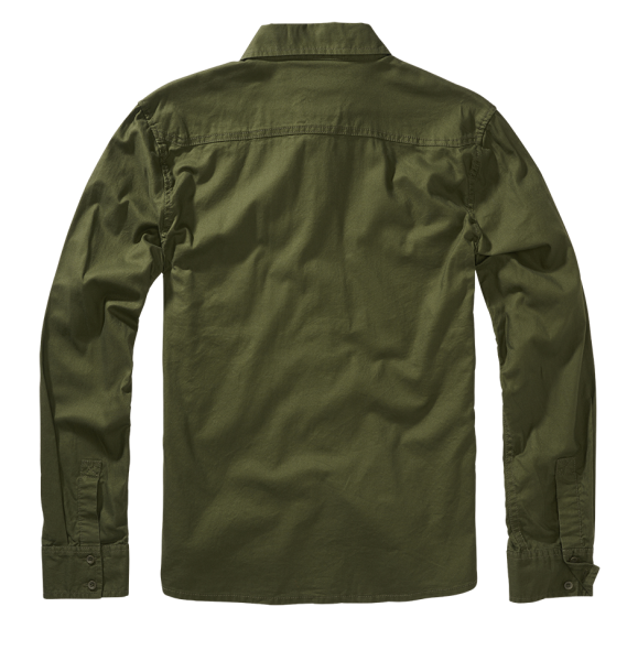 Brandit Flanellshirt Shirt, Olive