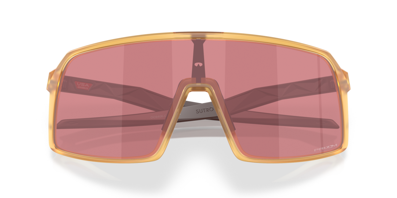 Oakley SUTRO Sunglasses, Matte Trans Light Curry Frame, Prizm Dark Golf Lenses