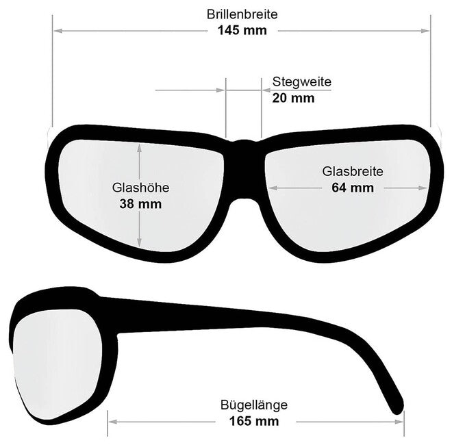 KHS Military Sports Glasses, Clear