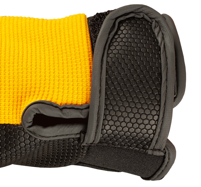 BENNON Kalytos Work Gloves, Yellow/Black