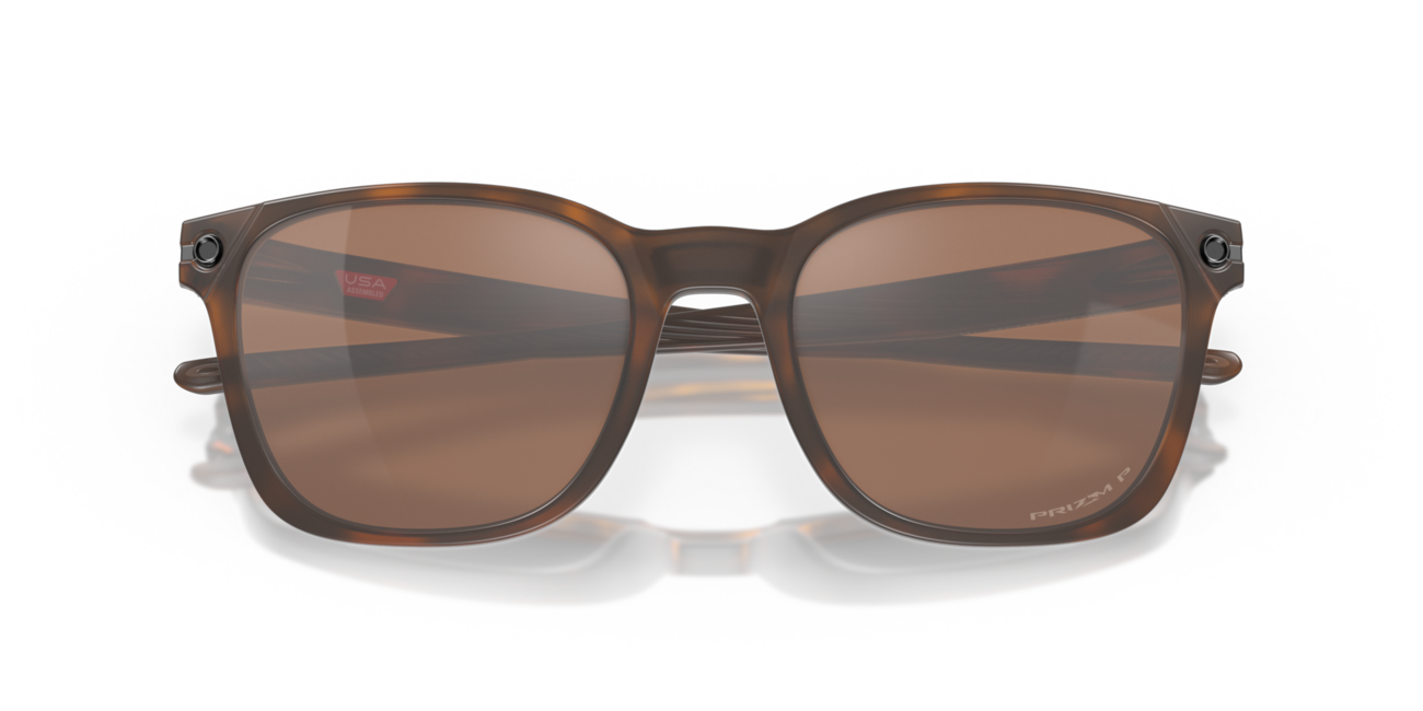 Oakley OJECTOR Sunglasses, Matte Brown Tortoise Frame, Prizm Tungsten Polarized Lenses, 55