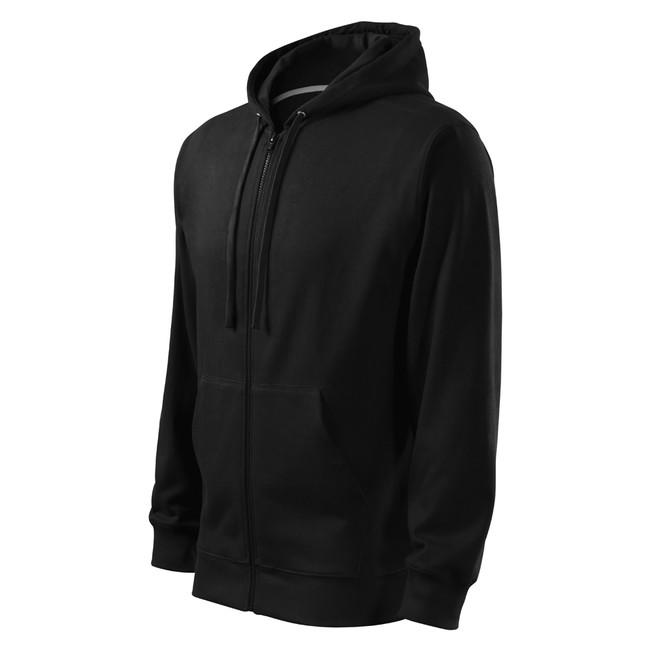 Malfini Trendy Zipper Sweatshirt 300g/m2, Black