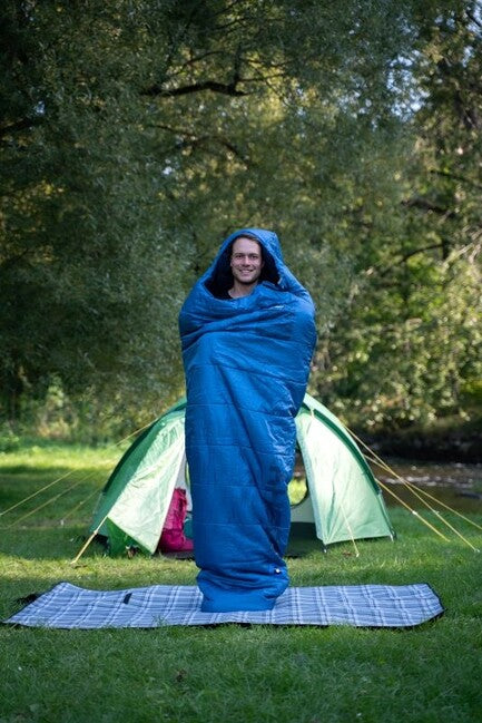 Husky Synthetic Three-Season Sleeping Bag -10°C, Blue
