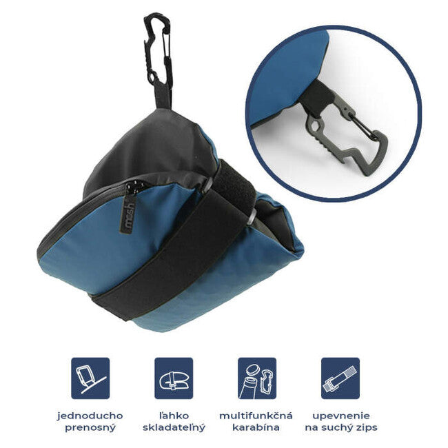 Mosh Kamper Outdoor Seat Pad, Blue/Black