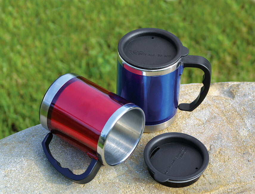 BasicNature MUG Stainless Steel Thermos Red 0.42 l