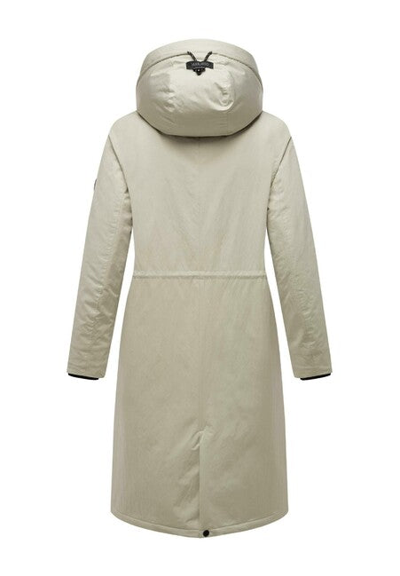 Marikoo Ledalaa Women's Winter Parka with Hood, Pebble Grey