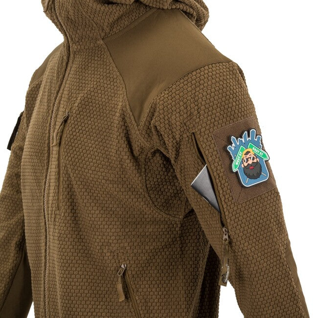Helikon-Tex Alpha Hoodie Fleece Jacket, Coyote