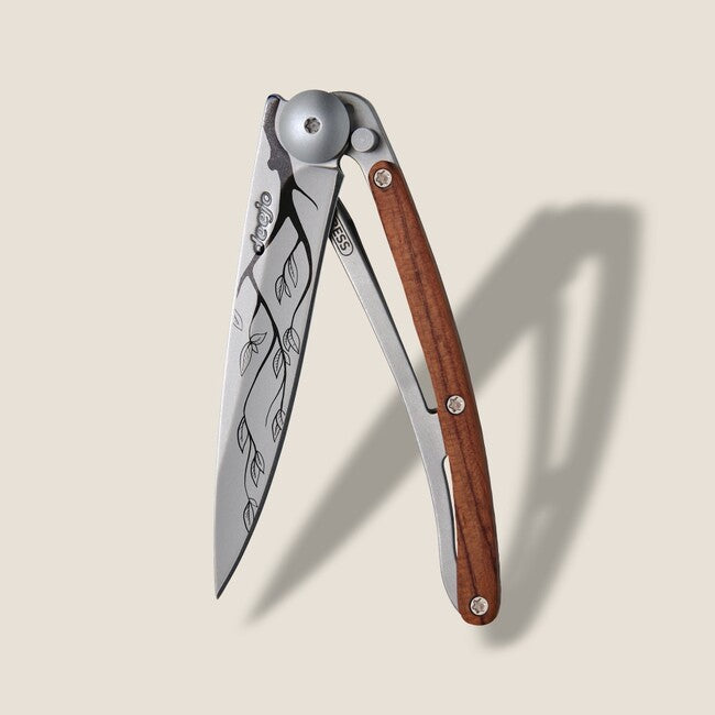 Deejo Tattoo Tree Folding Knife