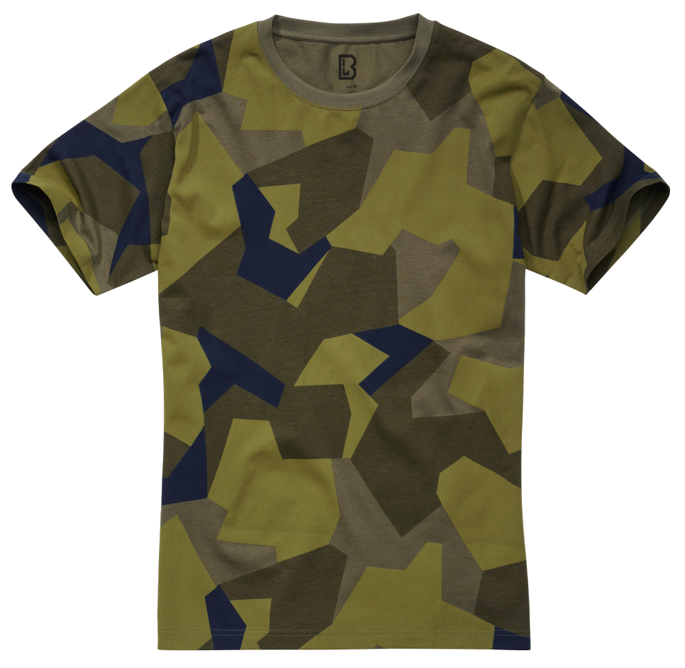 Brandit M90 tričko, swedish camo