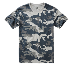 Brandit T-Shirt, Grey Camo